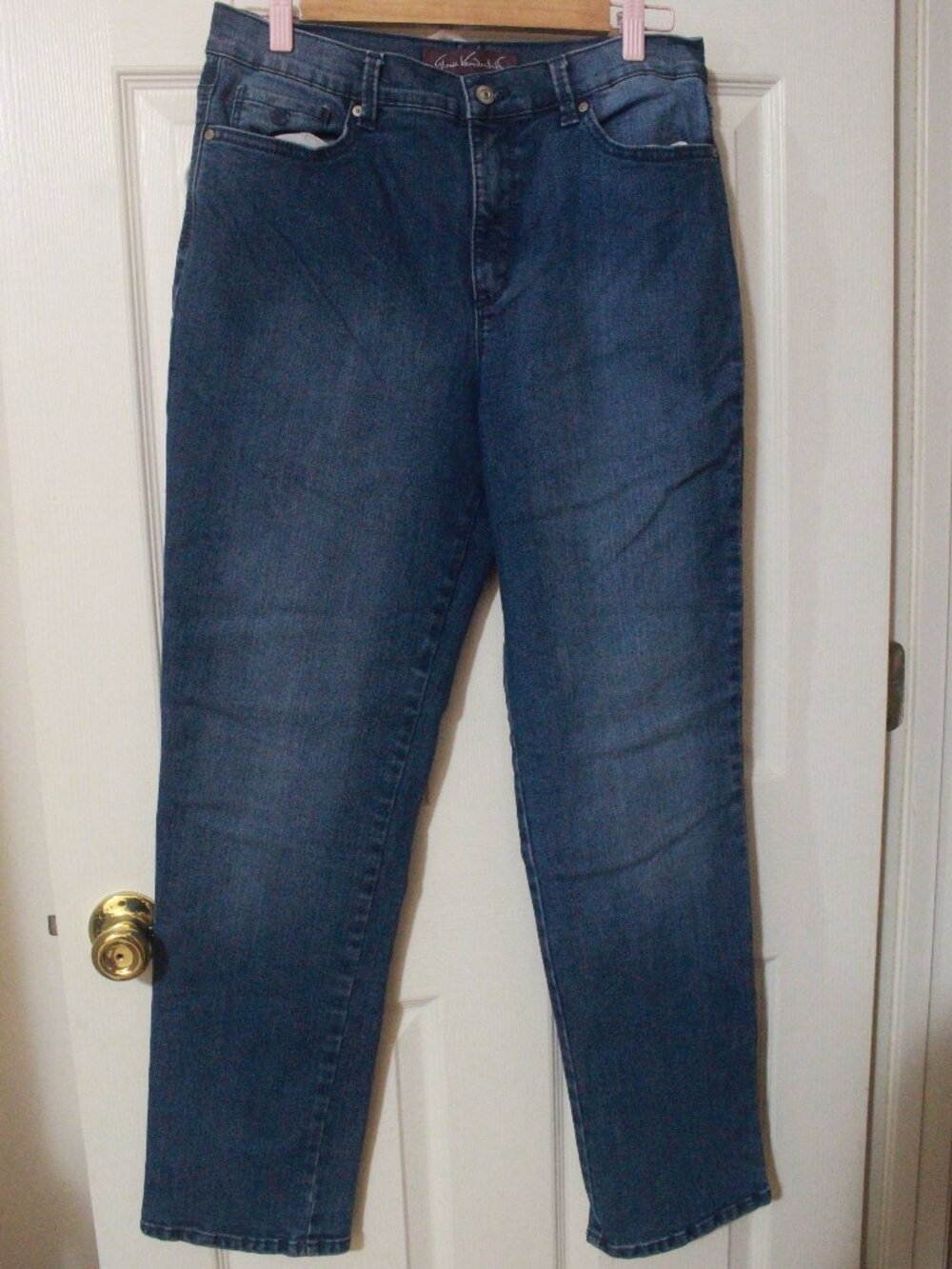 Title: Gloria Vanderbilt Blue Straight Leg Denim Jeans Women’s Size 10 (337)